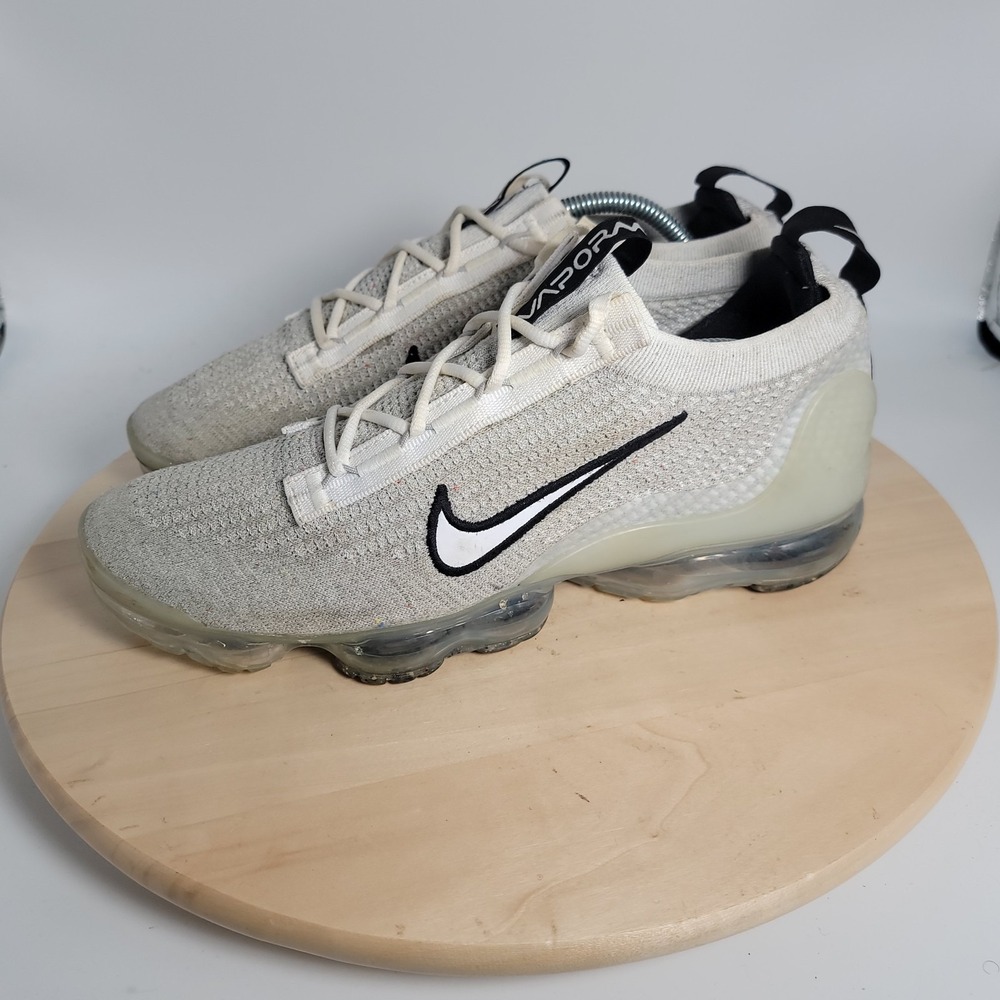 Nike Air VaporMax 2021 Flyknit Running Shoes Mens Size 10 Gray DH4084-100 - Picture 3 of 10